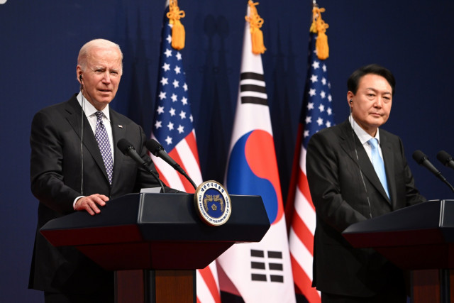Biden, Yoon consider ramping up military drills in response to N. Korea threat