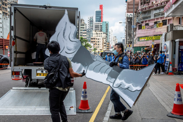 Tiananmen masses axed as crackdown memorials erased in Hong Kong