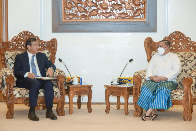 No Suu Kyi Meeting, Junta Tells Prak Sokhonn