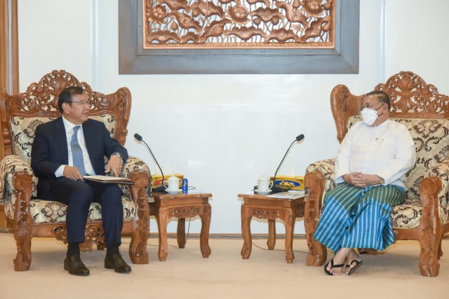 No Suu Kyi Meeting, Junta Tells Prak Sokhonn