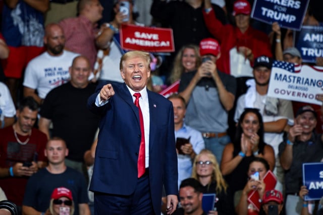 Trump brands Biden 'enemy of the state' at Pennsylvania rally