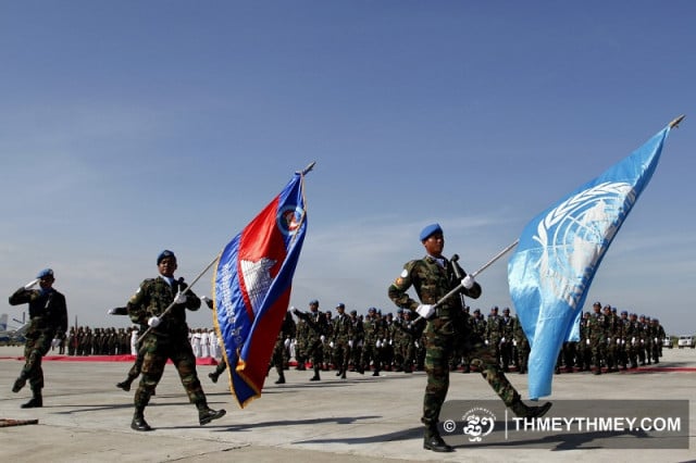 Cambodia has sent 7,523 UN peacekeepers to nine countries in 15