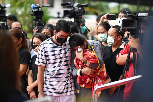 Families mourn Thai nursery dead ahead of king's visit