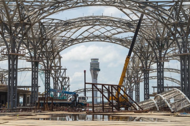 Phnom Penh New Airport Terminal 40 Percent Complete