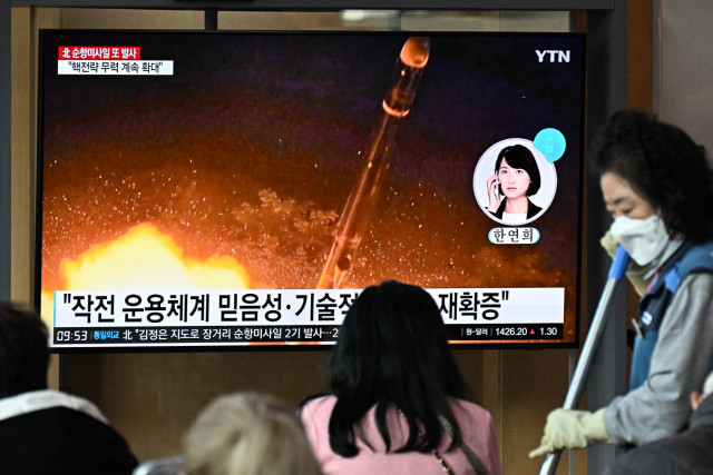 North Korea fires missile, flies fighter jets near border