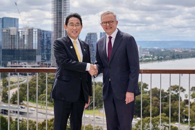 Japanese, Australia PMs eye new security pact