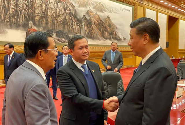 PM Hun Sen and Son Hun Manet Congratulate President Xi Jinping