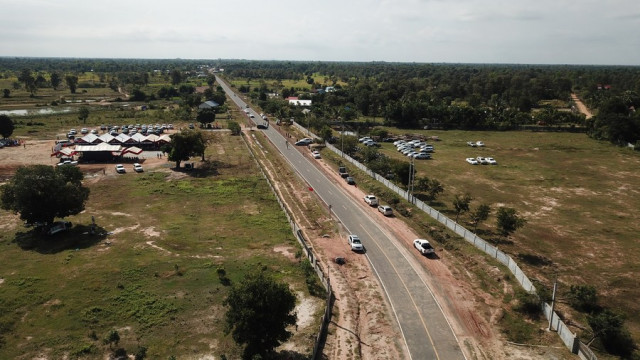 China-aided rural road project better links farms, town markets in Cambodia