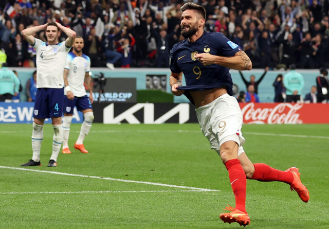France battle past England as Morocco make World Cup history