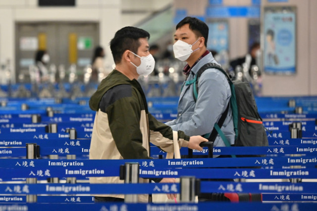 Excitement at Hong Kong's China border as quarantine lifted