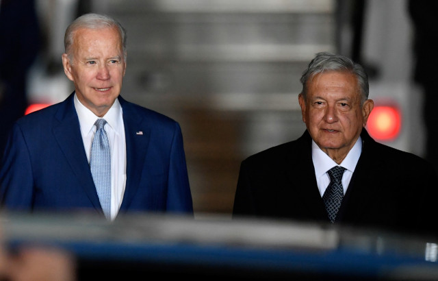 Biden arrives in Mexico for talks on migrants, drugs