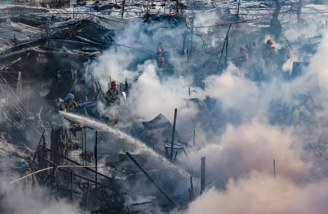 South Korea evacuates 500 people over Gangnam slum fire