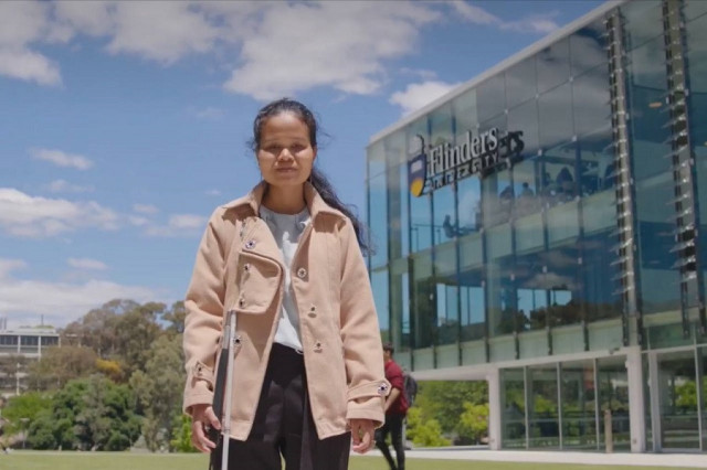 A Visually-Impaired Student Becomes the First Cambodian Woman with Disability to Get an Australia Awards Scholarship