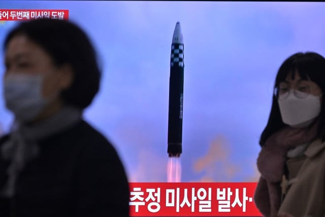 N. Korea fires ballistic missiles, warns on turning Pacific into 'firing range'