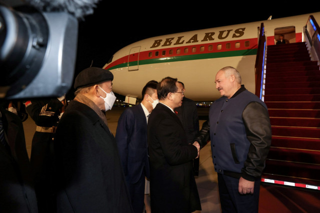 Belarus leader hails China ties ahead of Xi meeting