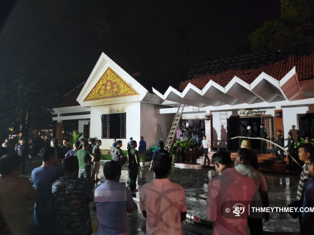 Siem Reap’s Royal Residence Fire Caused by Electrical Issue