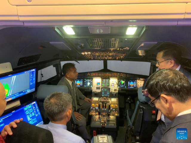 Cambodia's 1st full flight simulator put into use