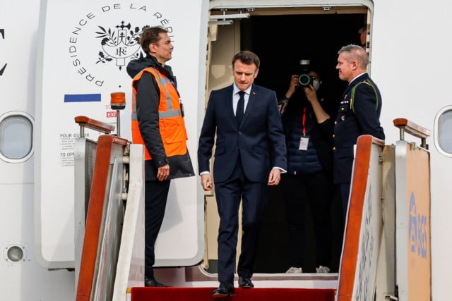 France's Macron begins China trip with Ukraine, trade on agenda