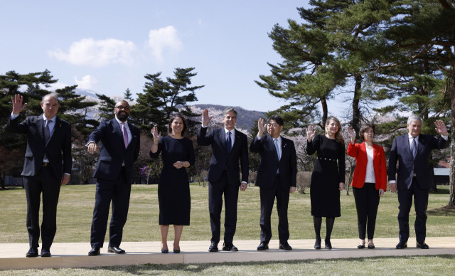 G7 Top Diplomats Seek Unity on China after Macron Remarks