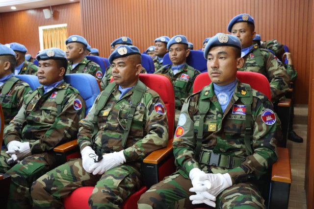 Cambodia Sends 9th Batch of 244 Peacekeepers to Central African Republic