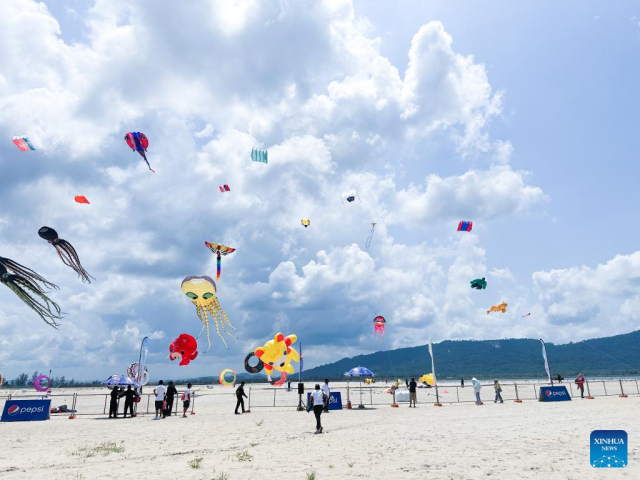 Cambodia Organizes Int'l Kite Flying Festival in Coastal City