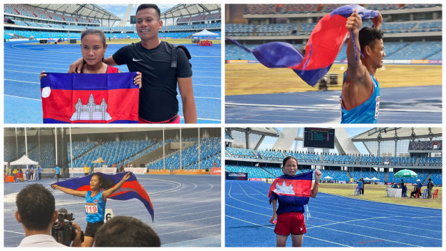 Cambodian Para Athletics Lead Medal Tally