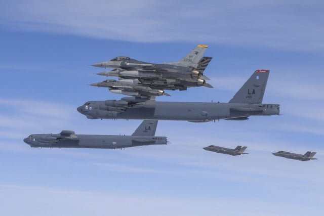 The US Flies Nuclear-capable Bombers in A Fresh Show of Force against North Korea