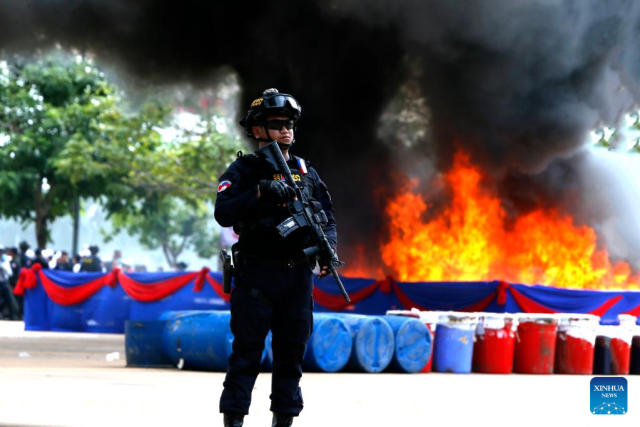 9,034 Drug Suspects Arrested in H1 in Cambodia with Nearly 1 Ton of Narcotics Seized