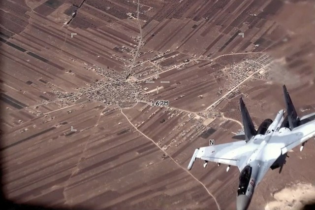 US Releases Video of Russian Fighter Jets Harrassing American Drones over Syria
