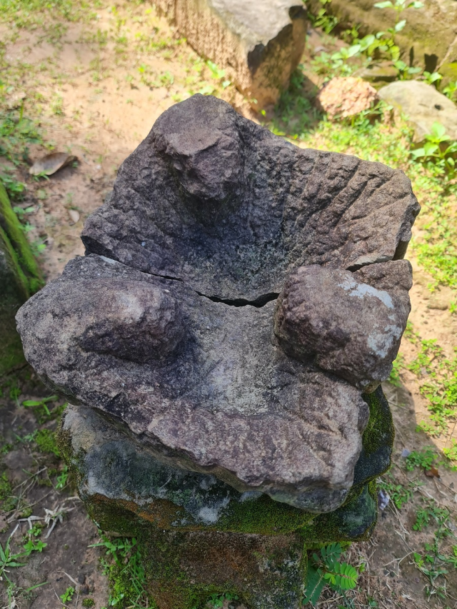 A Rare Stone Stove from a Post Angkor Era Discovered