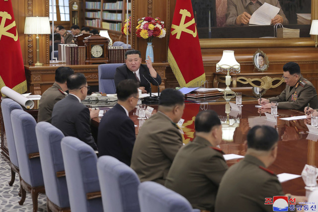 North Korean Leader Kim Calls for His Military to Sharpen War Plans as His Rivals Prepare Drills