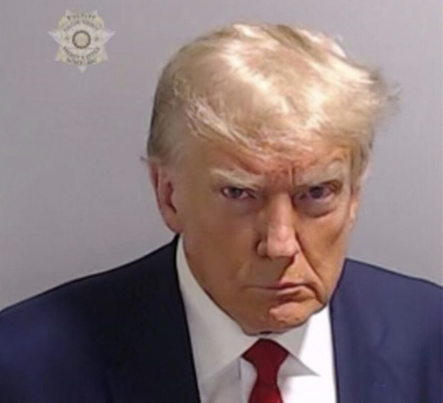 Trump Arrested in Election Case, Mug Shot Released