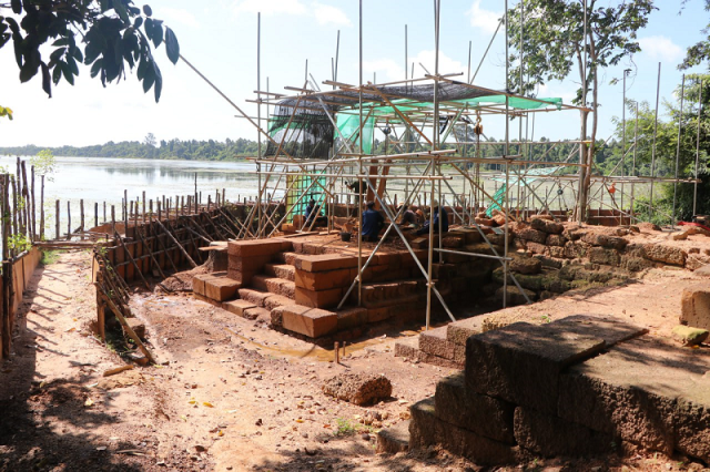 The Restoration of the Preah Khan Temple’s Quay Progresses