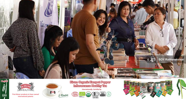 People Flock to the 10th Cambodia Book Fair in Phnom Penh