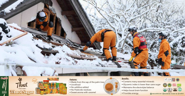 Japan Quake Toll Hits 161 as Snow Hampers Relief
