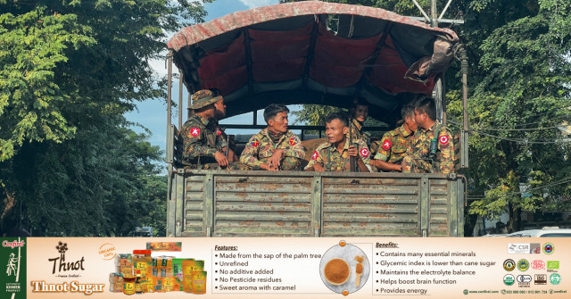 Myanmar Military Officers Held by Junta after Surrendering Town to Opponents