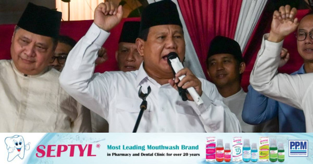 Indonesia's Prabowo Subianto Wins Presidency with 1st-round Majority