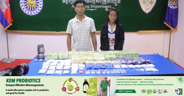 Cambodia Arrests Duo for Trafficking Over 17 Kg of Narcotics