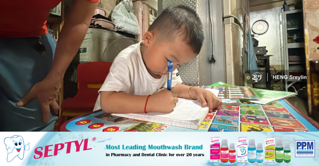 At 3 Years Old, Oeun Rithypol Reads and Writes in Khmer