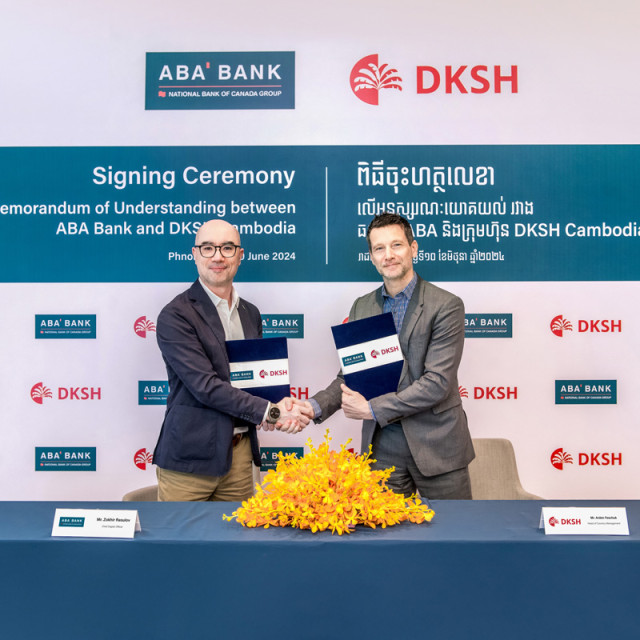 ABA Bank Partners with DKSH Cambodia to Enhance Digital Payments