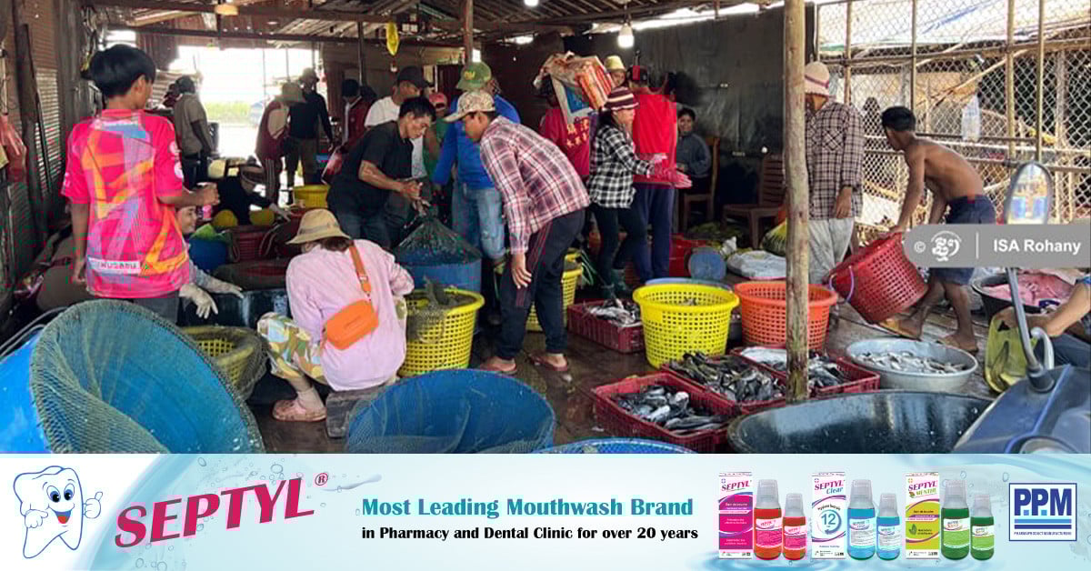 Chong Kneas Serves as a Hub for Siem Reap’s Fish Trade