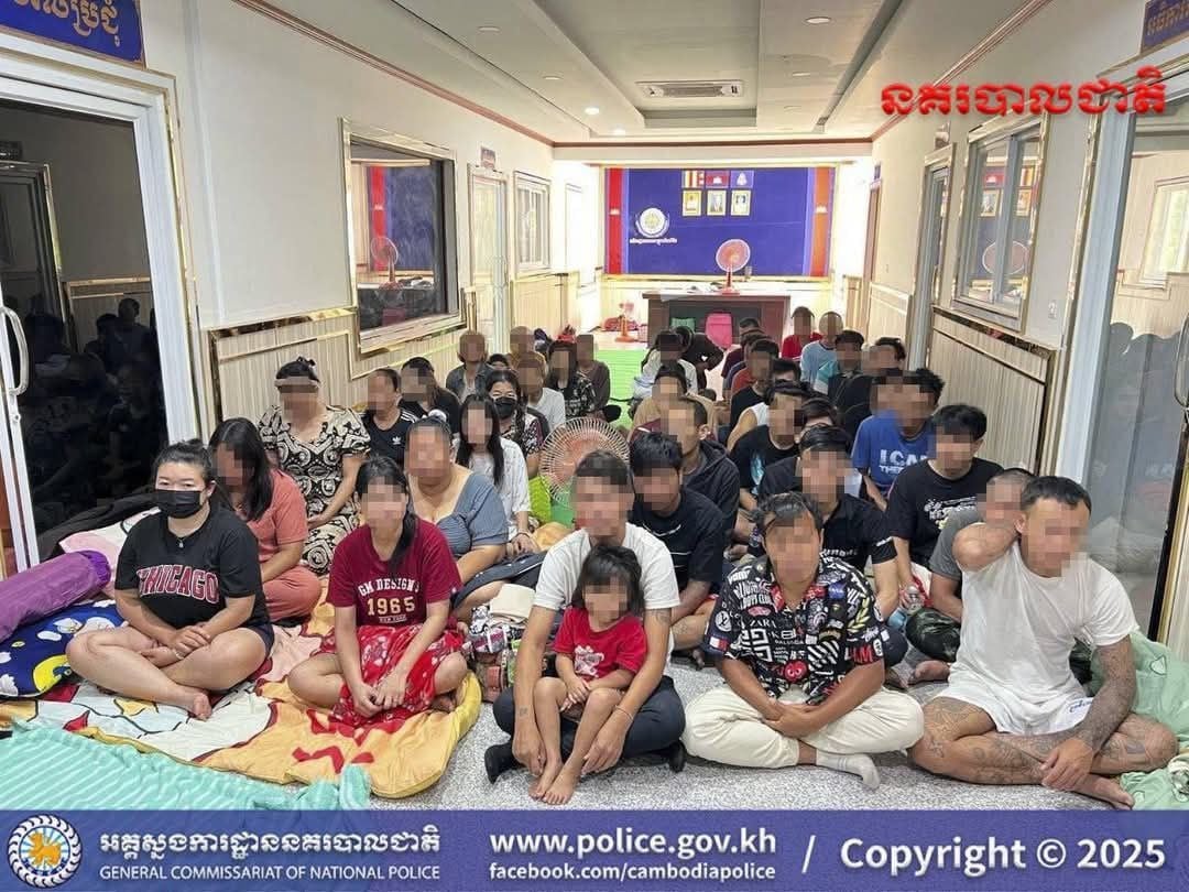 Sixty-Three Thais Held over Online Scams