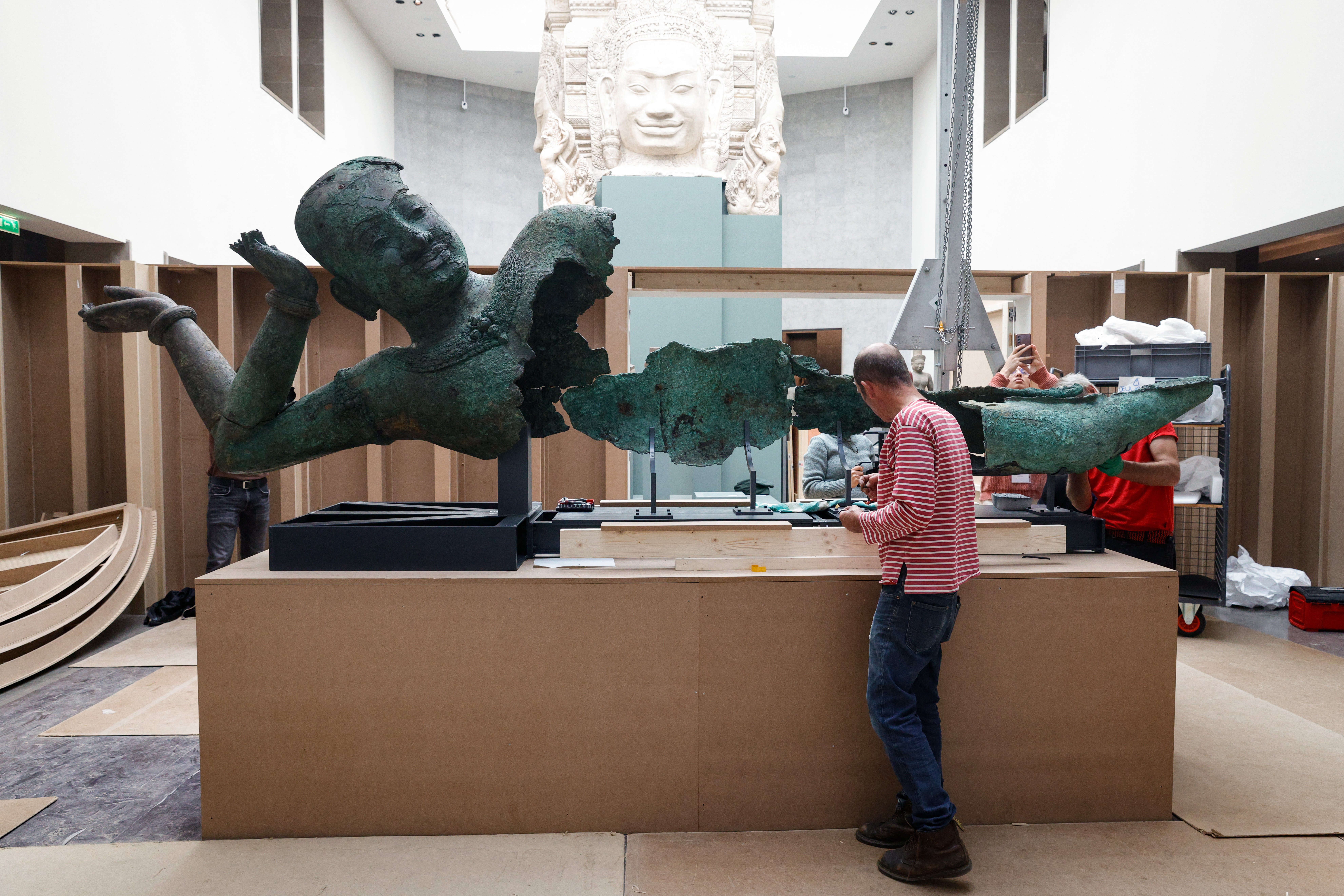 The Sleeping God Awakens: Vishnu’s Sacred Journey from Siem Reap to Paris