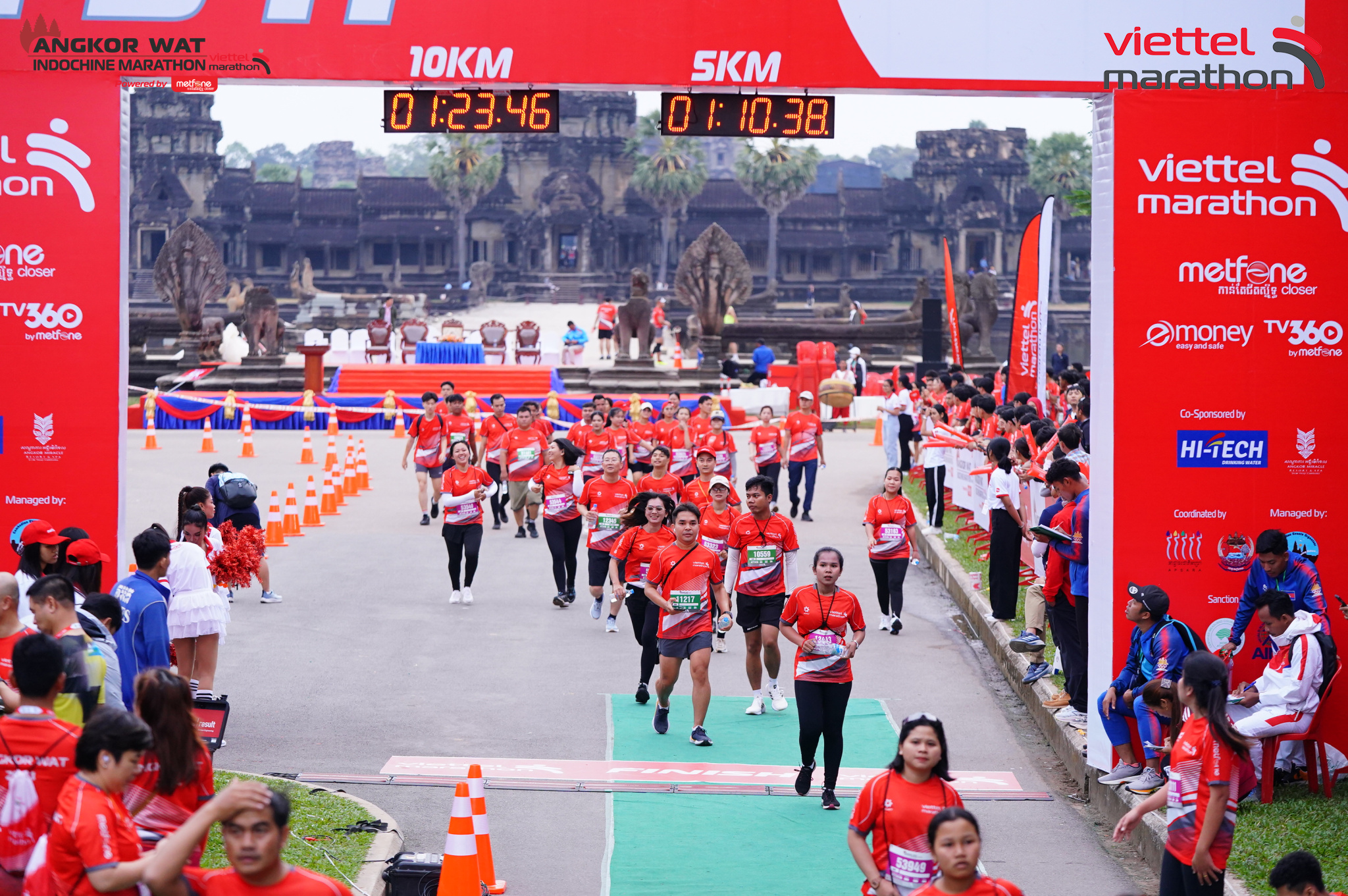 More Than 9,000 Runners Participate In The Angkor Wat Indochina 